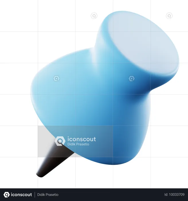 Thumbtack  3D Icon