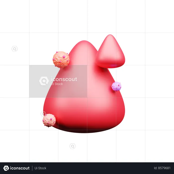 Thymus Cancer  3D Icon