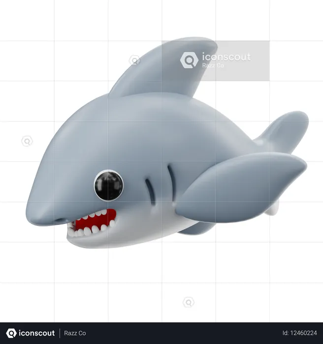 Tiburón  3D Icon