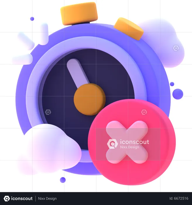 Se acabó el tiempo  3D Icon