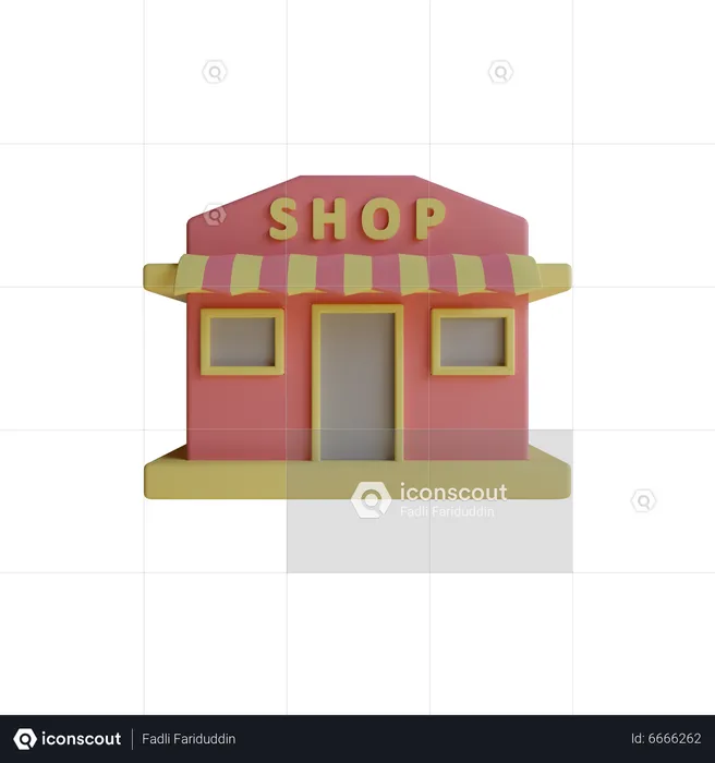 Comercio  3D Icon