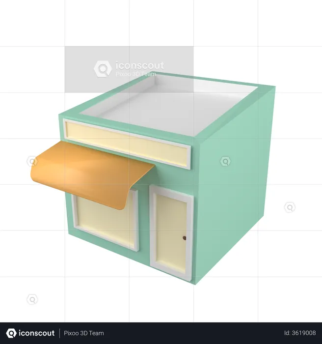 Tienda  3D Illustration