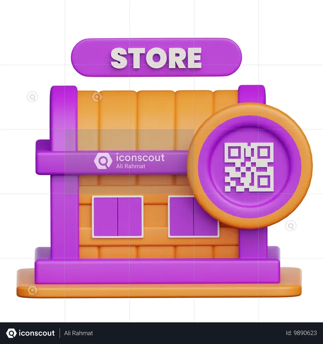 Tienda en línea  3D Icon