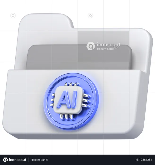 Tienes una carpeta de archivos.  3D Icon