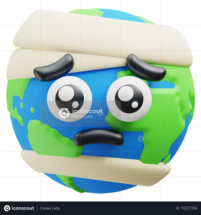 Enfermo de la tierra  3D Icon