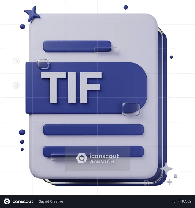 TIF File  3D Icon