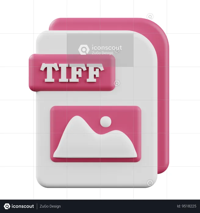 TIFF  3D Icon