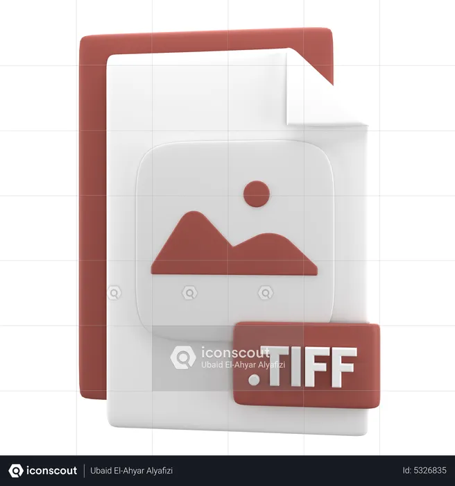 TIFF-Datei  3D Icon