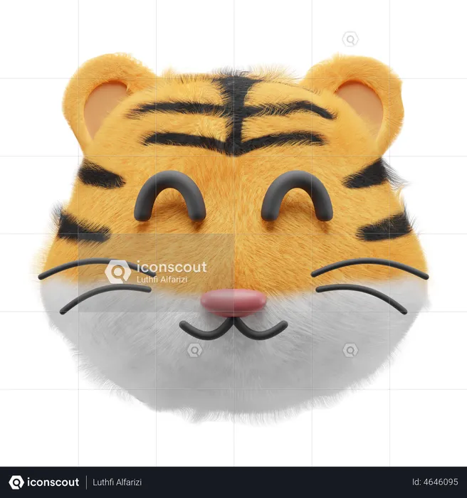 Tiger  3D Illustration