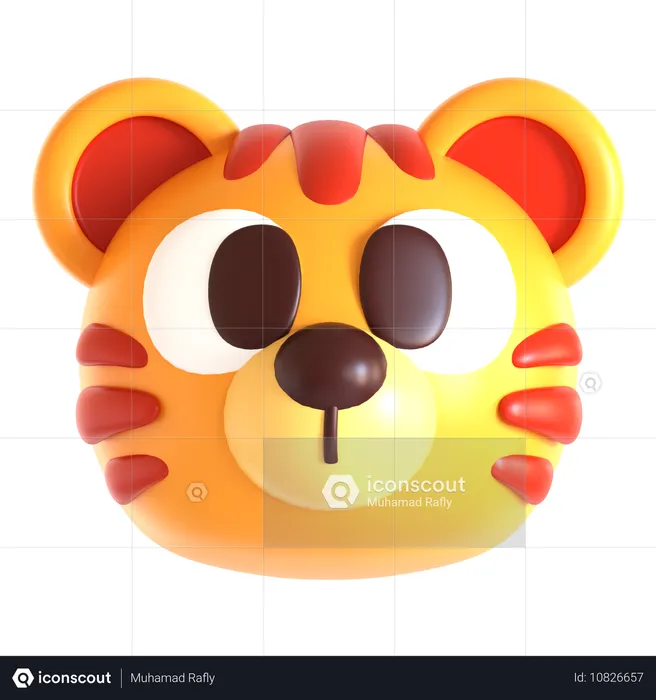 Tigre  3D Icon