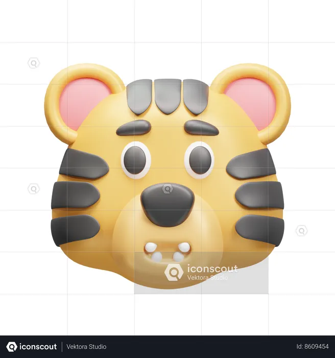 Animoji de tigre  3D Icon