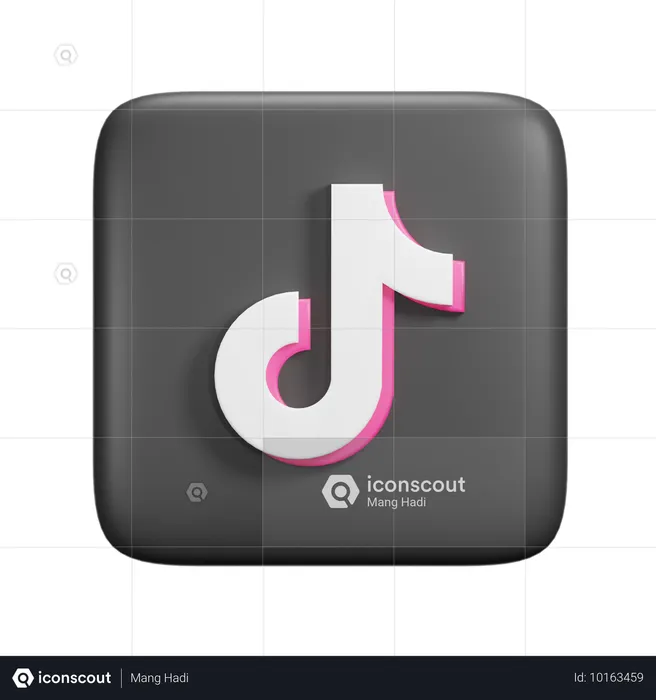 チクタク Logo 3D Icon