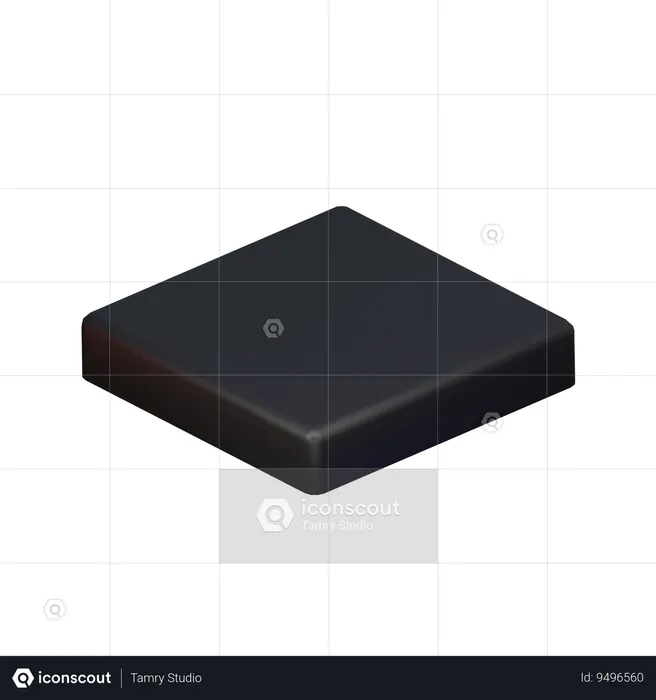 Tile 2x2  3D Icon