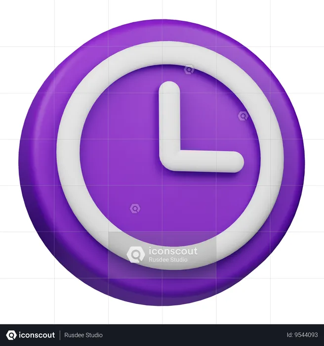 Time  3D Icon