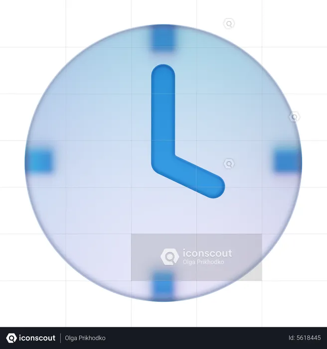 Time  3D Icon