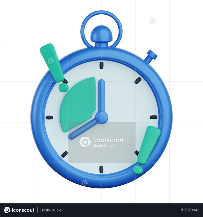 Time Alert  3D Icon