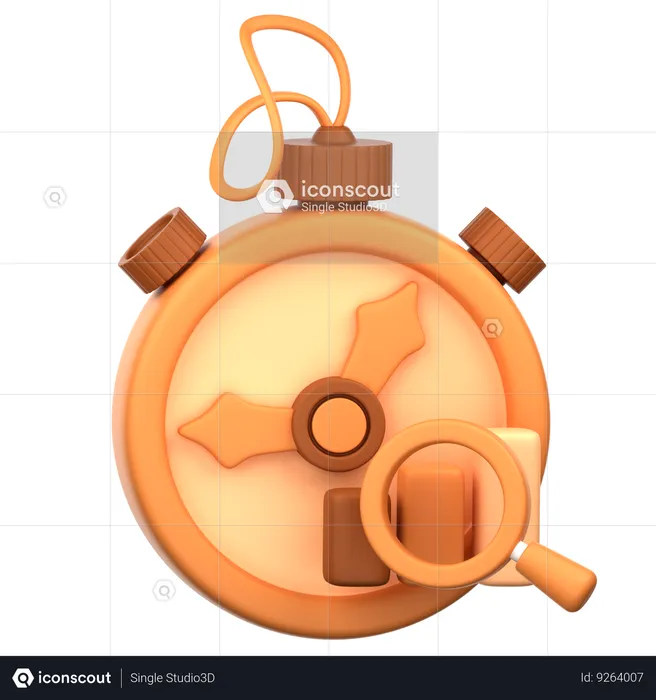 Time Analysis  3D Icon