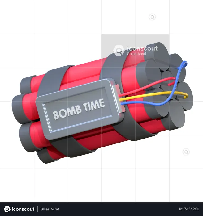 Time Bomb  3D Icon