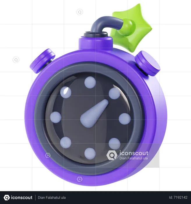 3D Icon Illustration Time Bomb 21898590 PNG