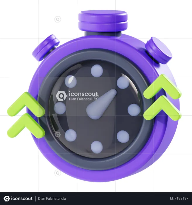 Time Flow  3D Icon