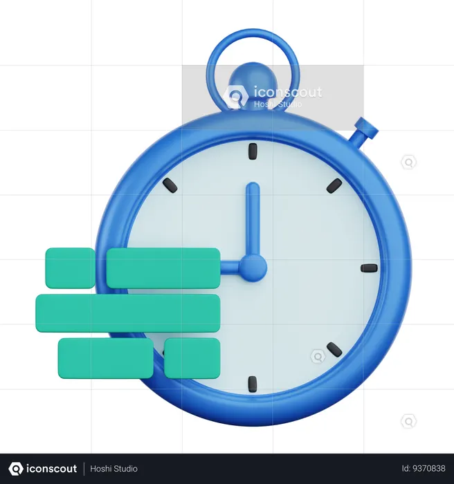 Time Flow  3D Icon