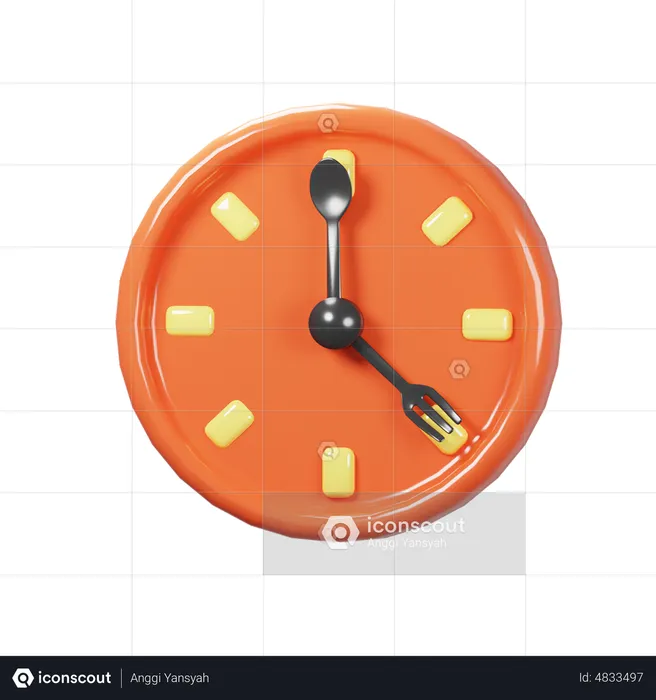 Time For Food  3D Icon