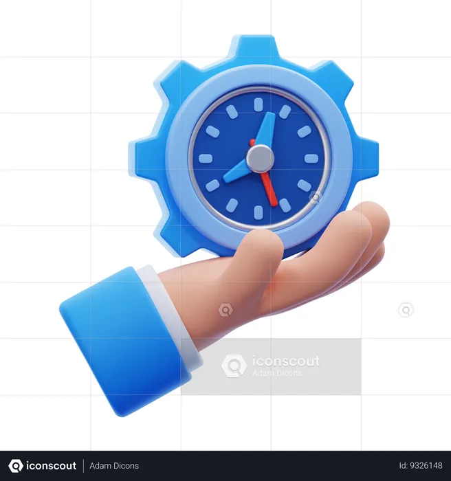 Time Management  3D Icon