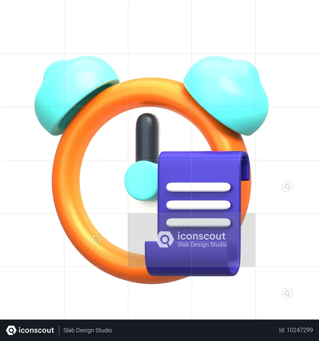 時間管理  3D Icon