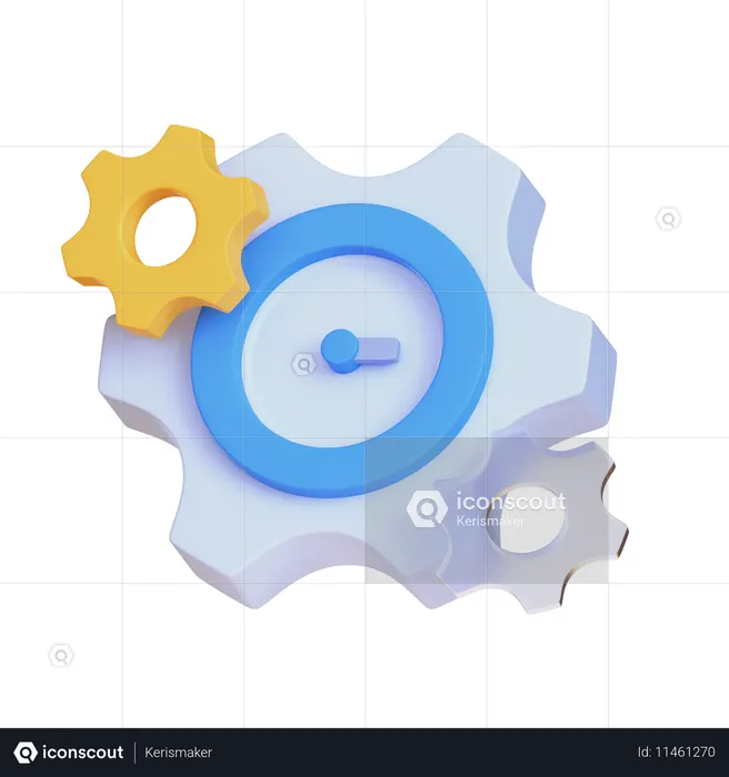 Time Management  3D Icon