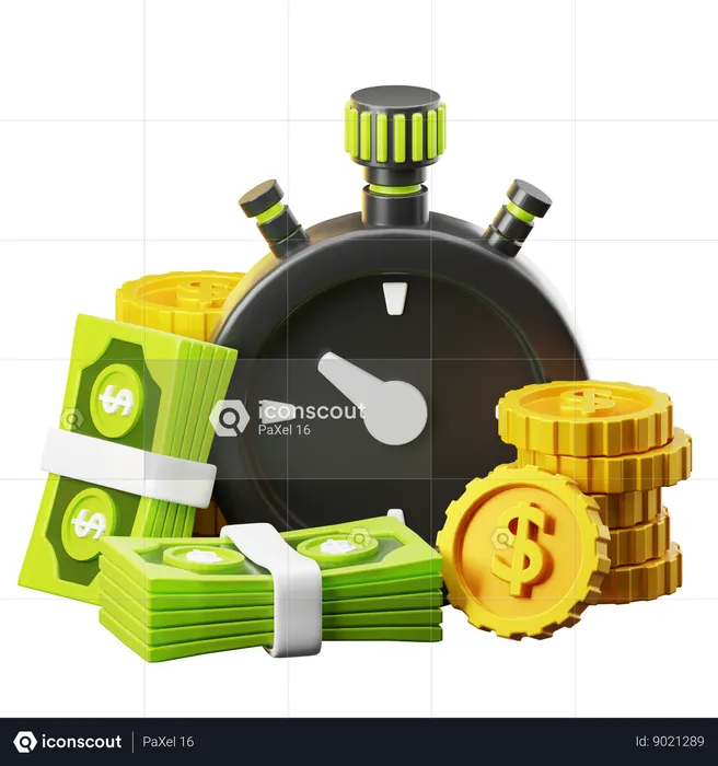 Time Management  3D Icon