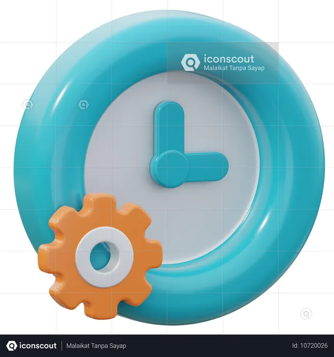 Time Management  3D Icon