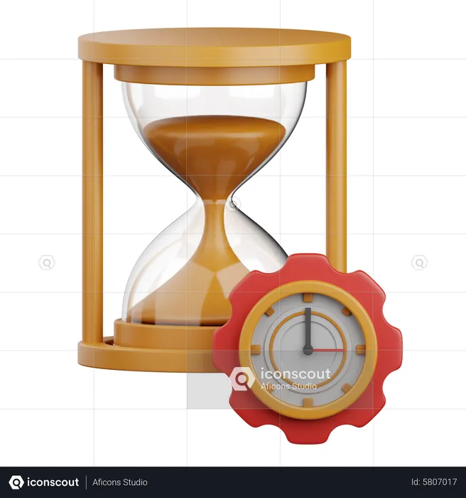 Time Management  3D Icon