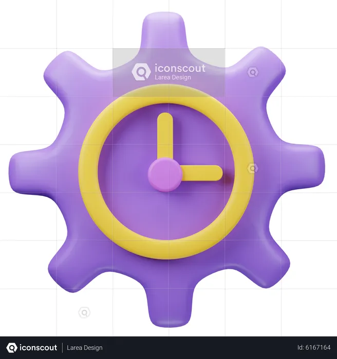 Time Management  3D Icon