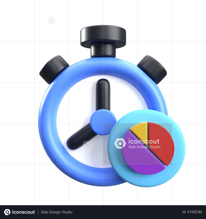 Time Management  3D Icon