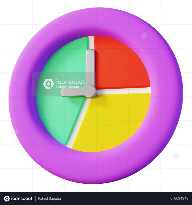 Time Management  3D Icon