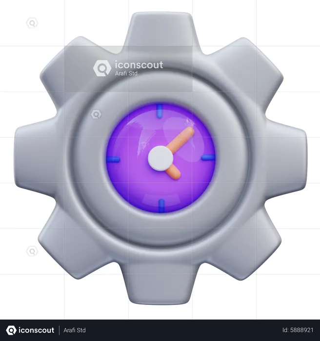 Time Management  3D Icon