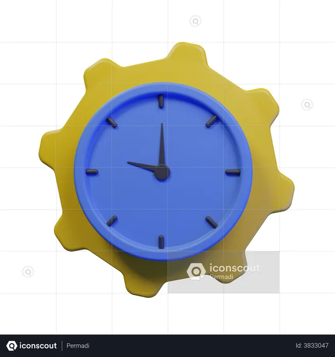 Time Management  3D Illustration