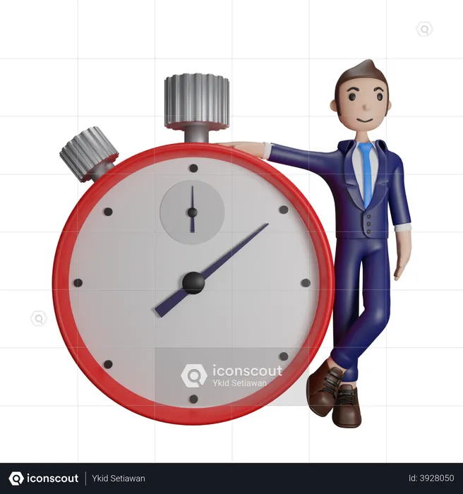 Time Management  3D Illustration