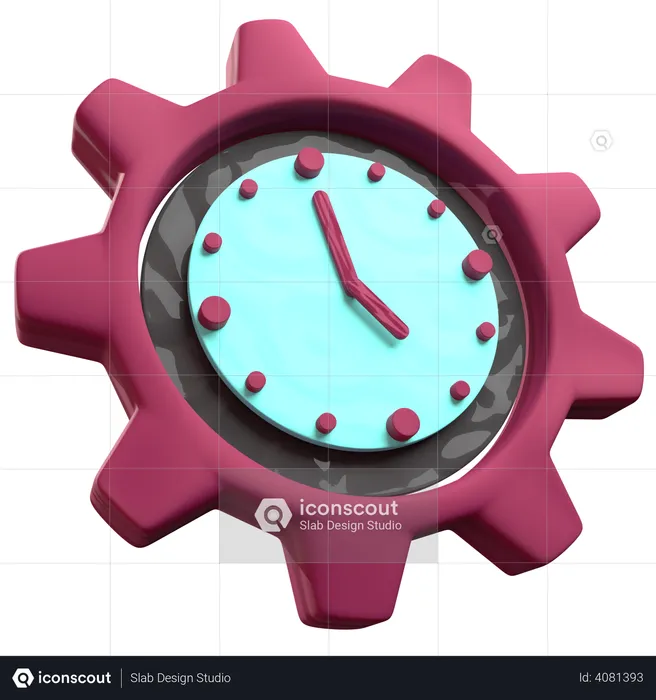 Time Management  3D Illustration