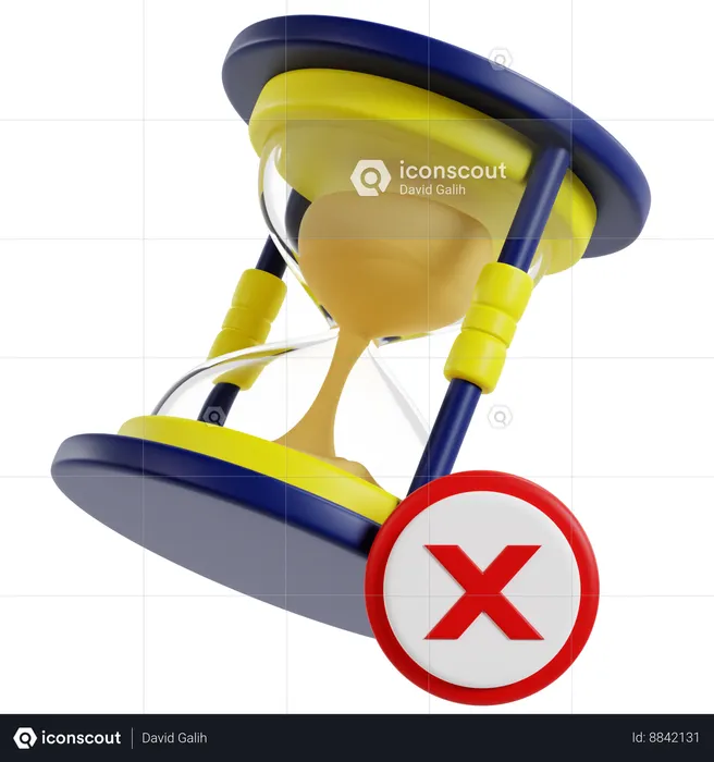Time Out Warning  3D Icon