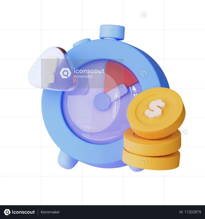Time Shcedule  3D Icon