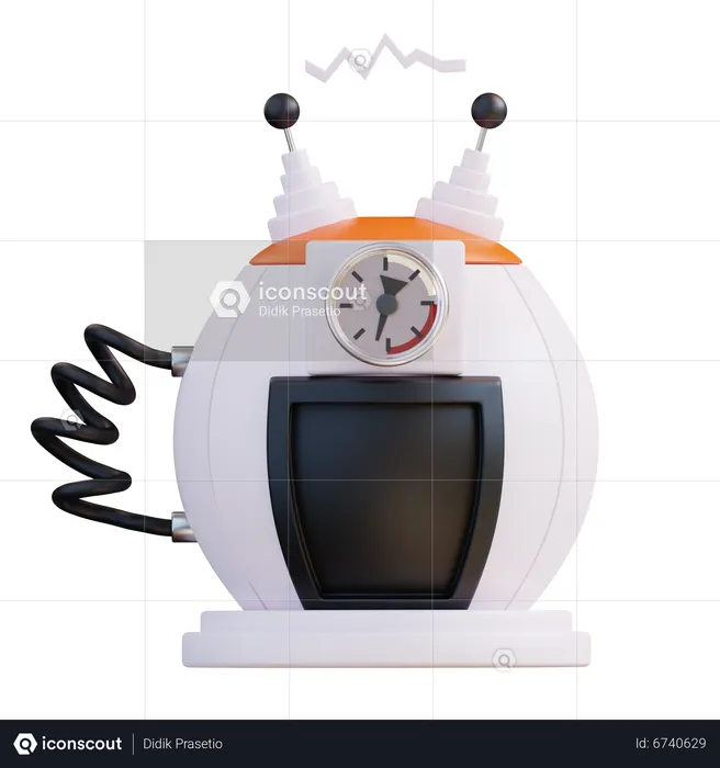 Time Traveler Machine  3D Icon