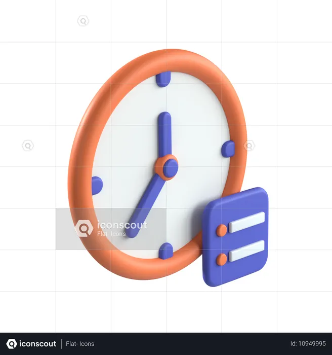 Timeline  3D Icon