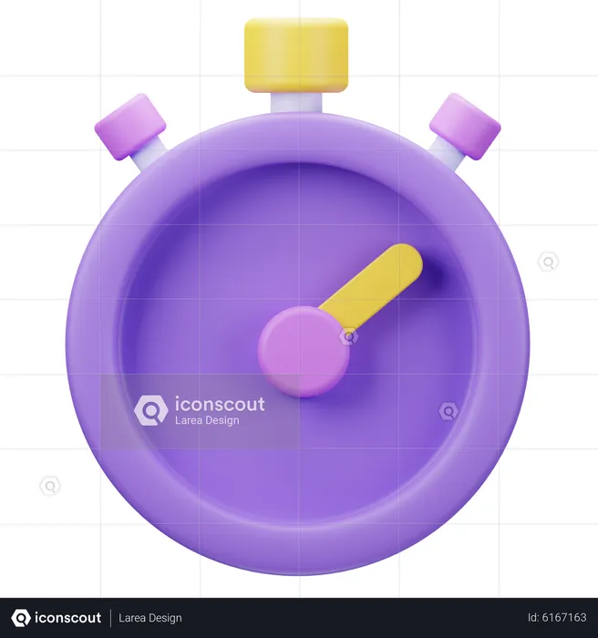 Timer  3D Icon