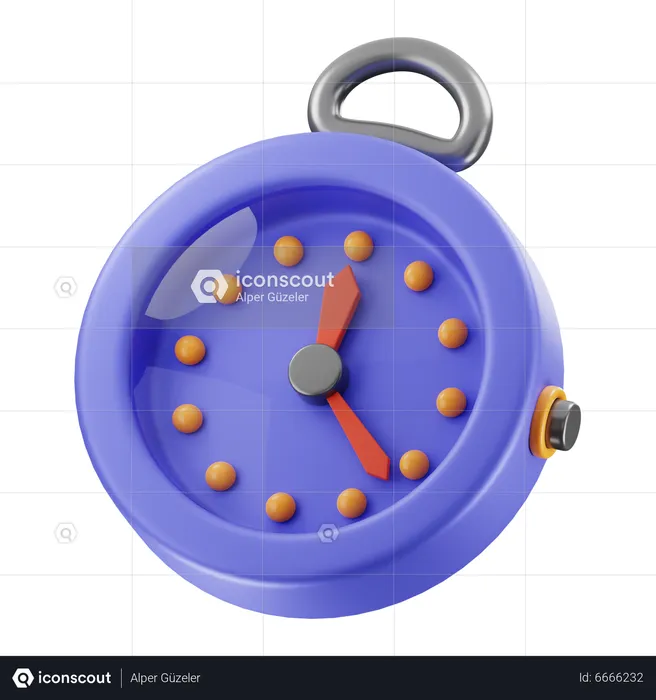 Timer  3D Icon