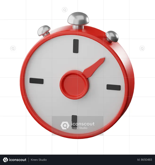 Timer  3D Icon