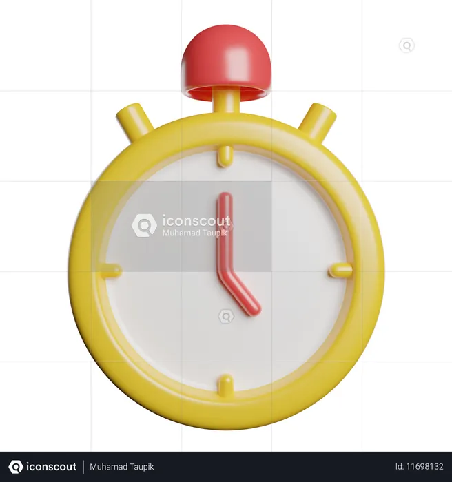 Timer  3D Icon