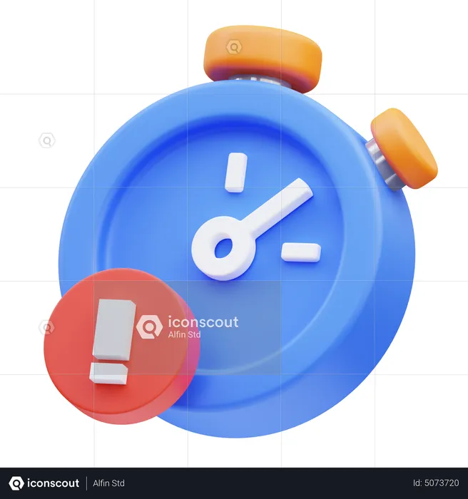 Times Up  3D Icon
