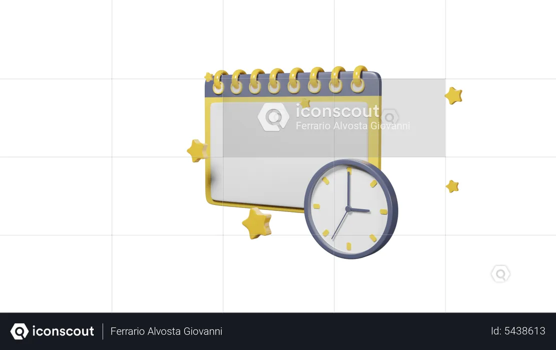 Timetable  3D Icon