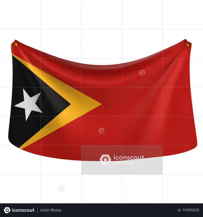 Timor leste Flag 3D Icon